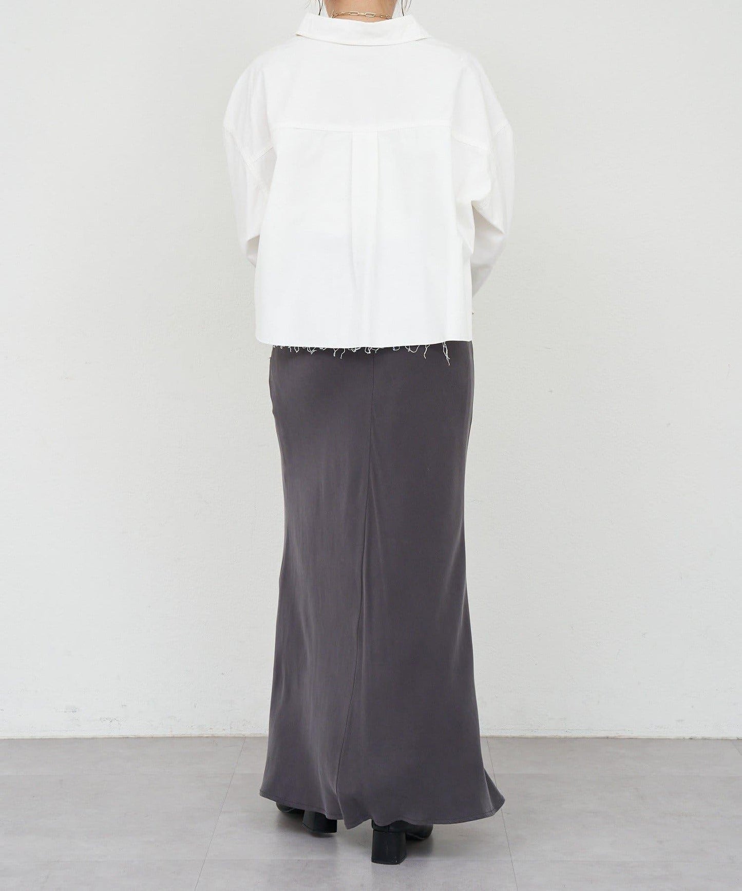 【26SS】牛仔超短款襯衫