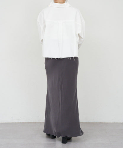 【26SS】牛仔超短款襯衫