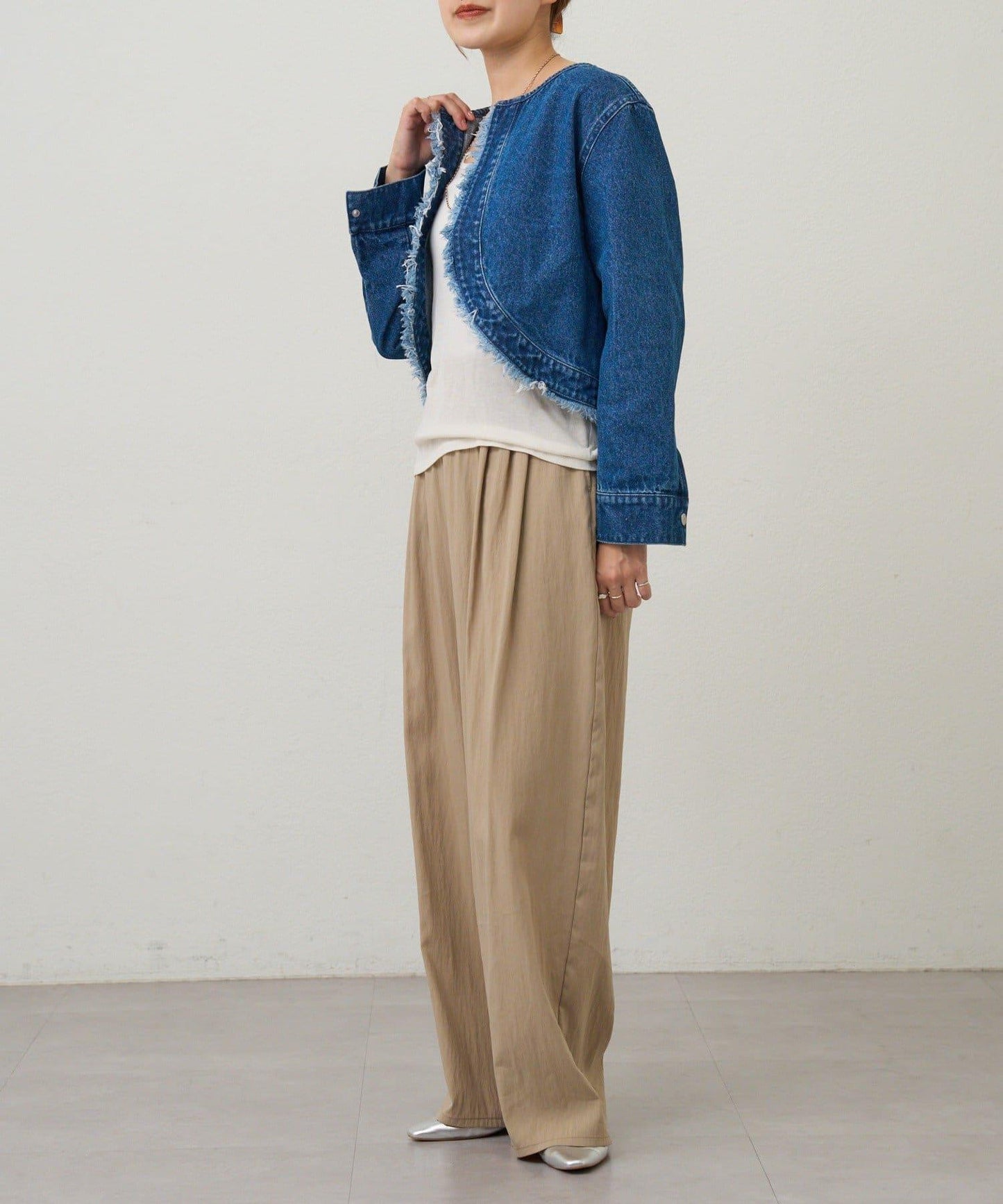 【26SS】短款牛仔披肩