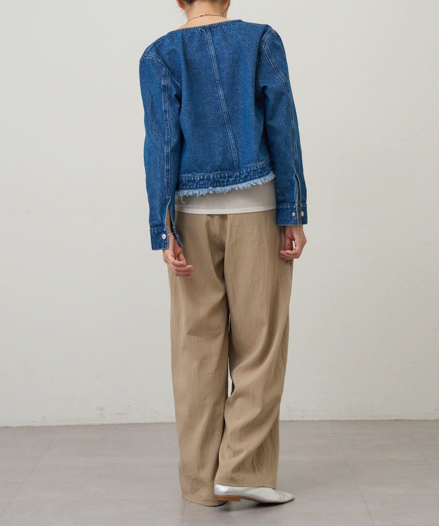 【26SS】短款牛仔披肩