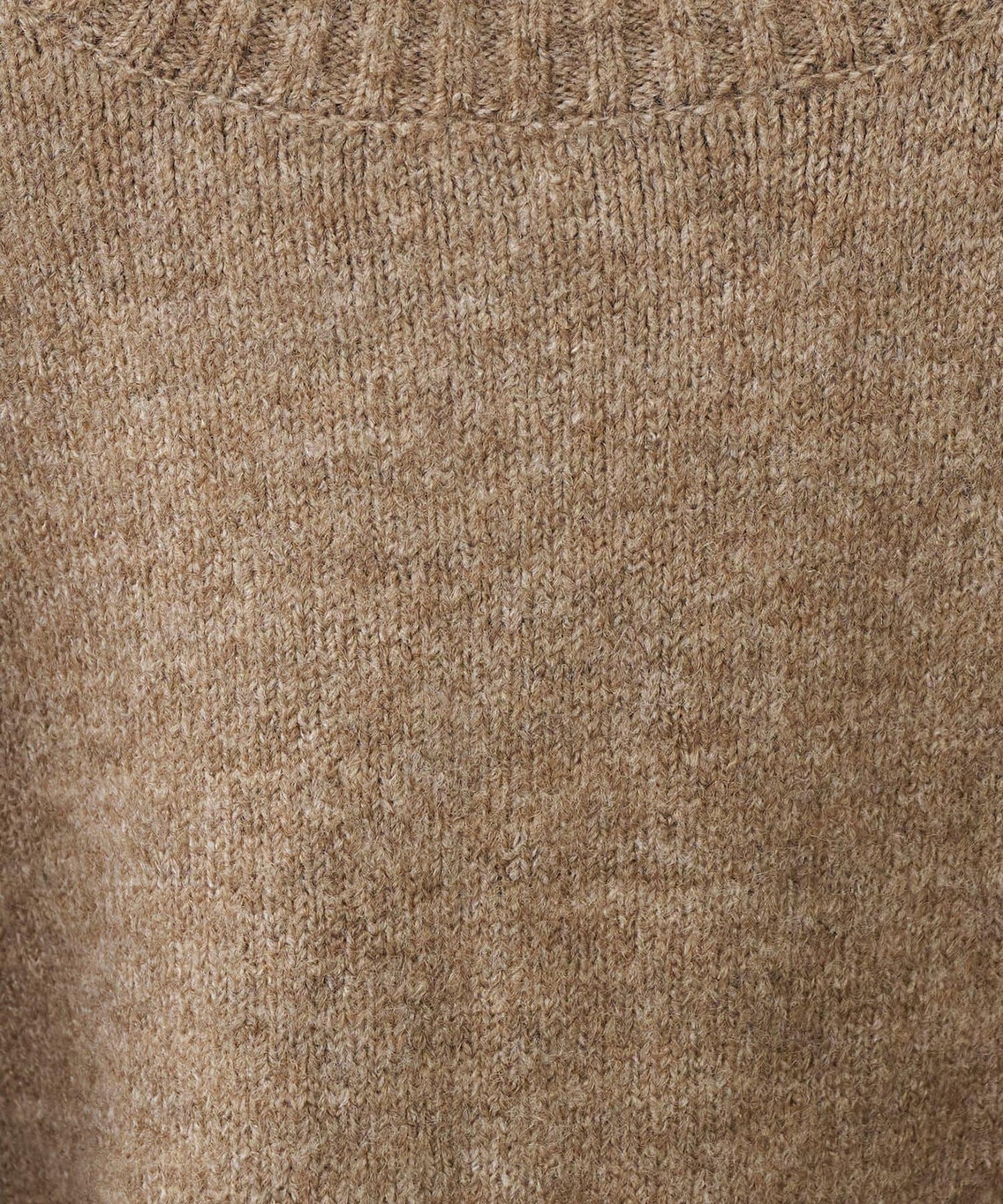 日常百搭羊絨感立領針織衫