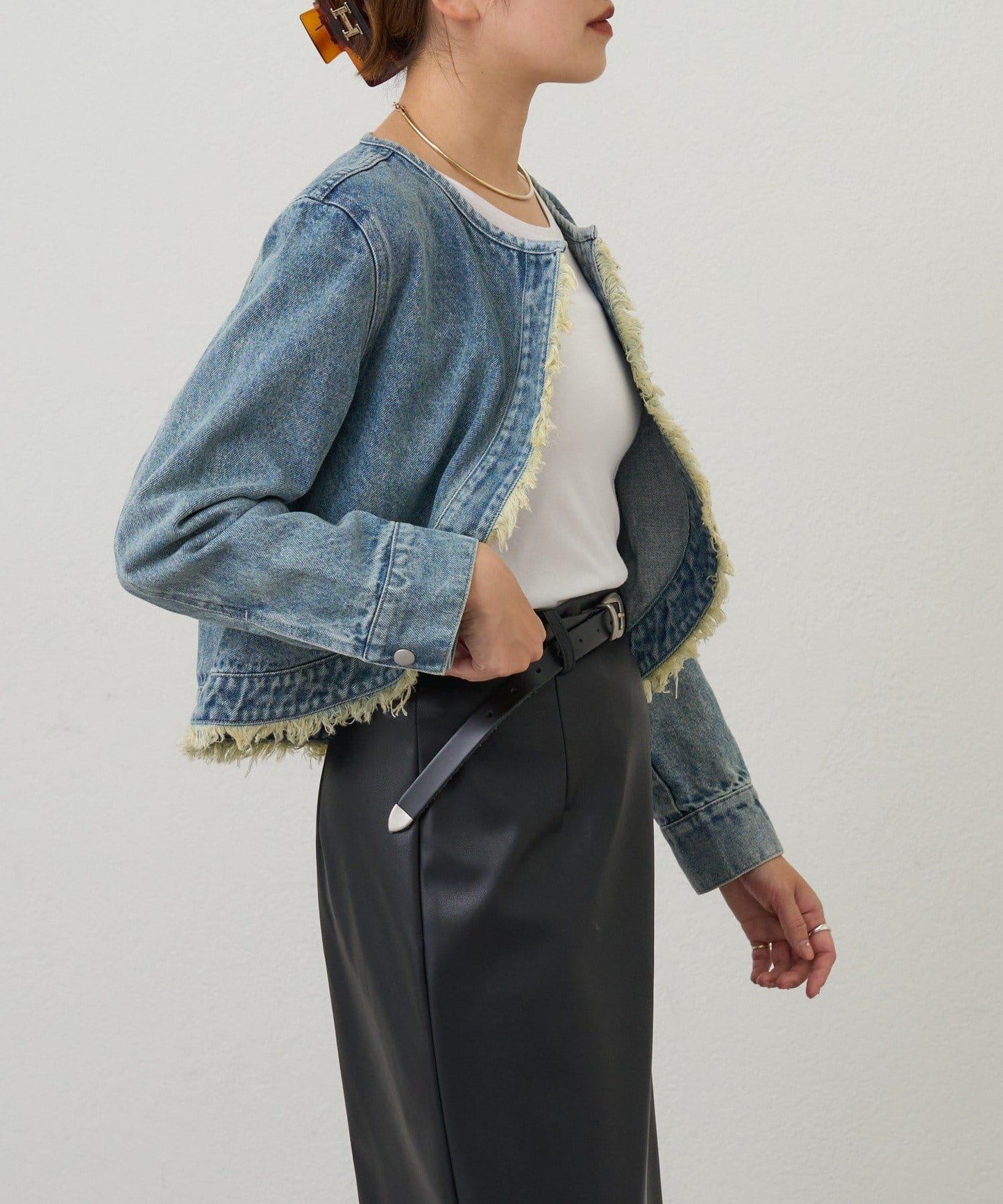 【26SS】短款牛仔披肩