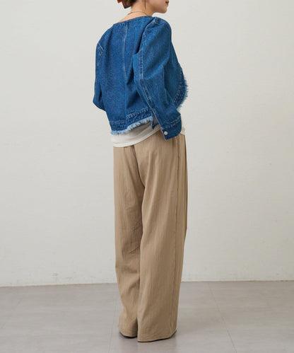 【26SS】短款牛仔披肩