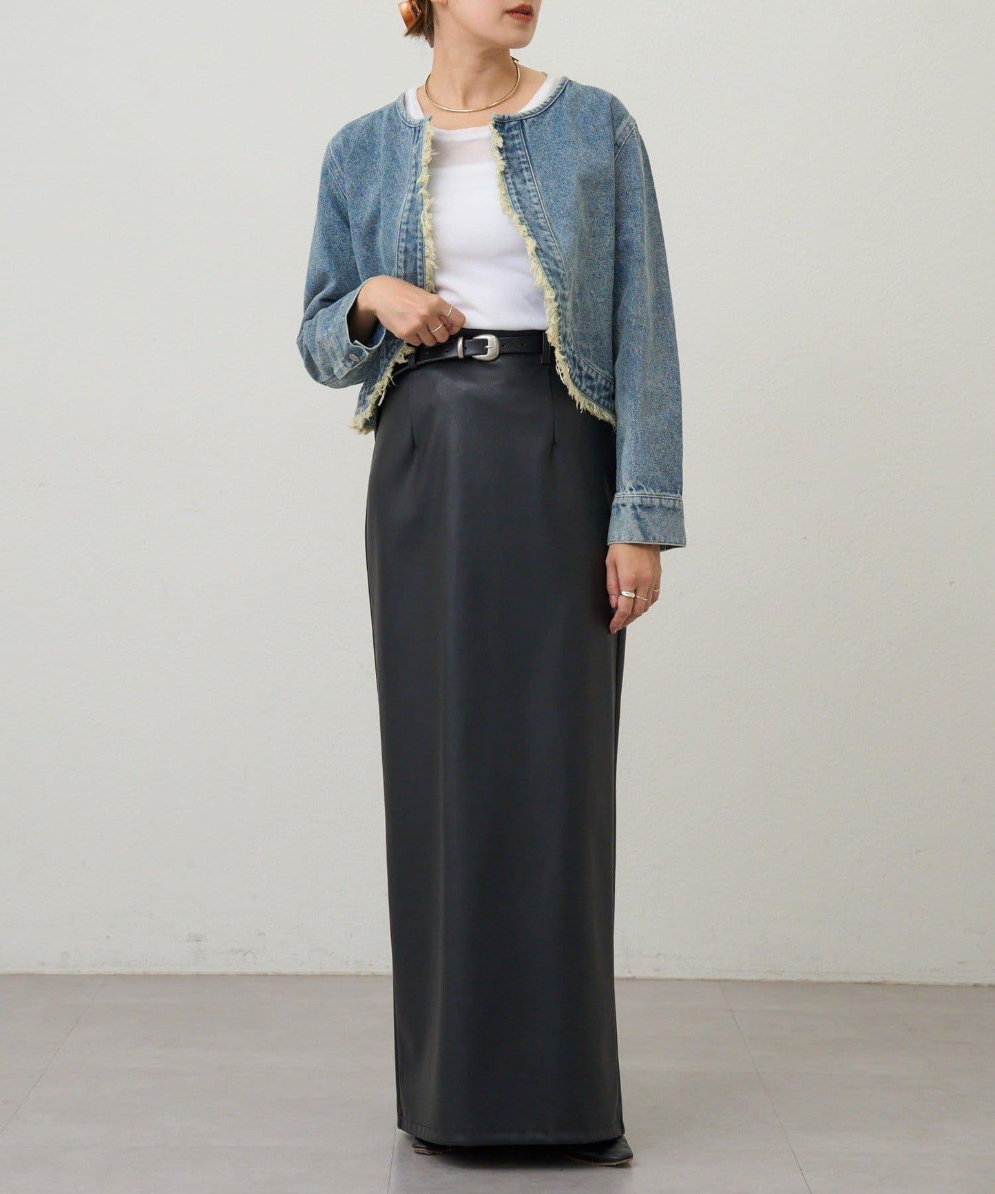 【26SS】短款牛仔披肩