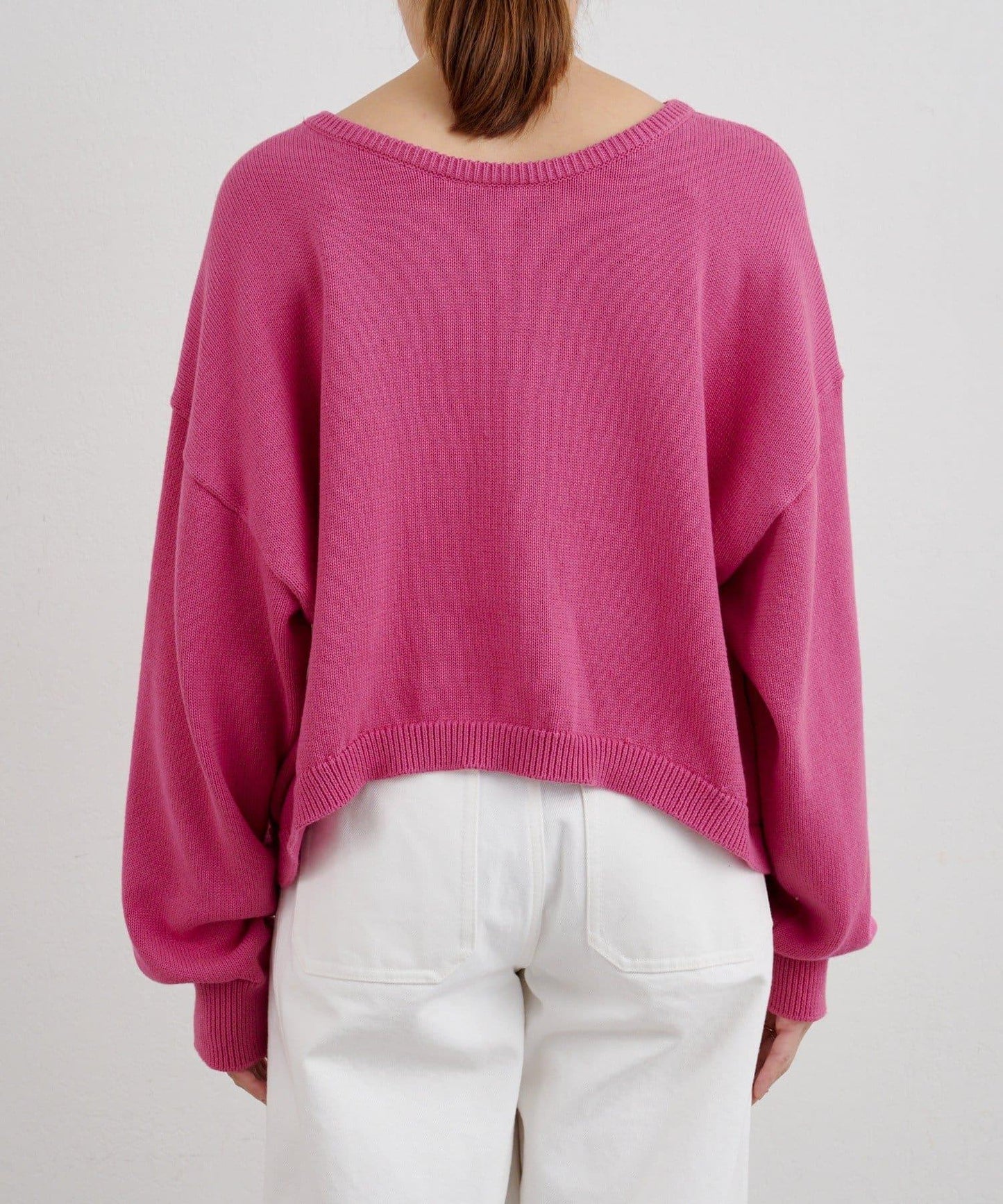 【26SS】2WAY圓領短款針織衫