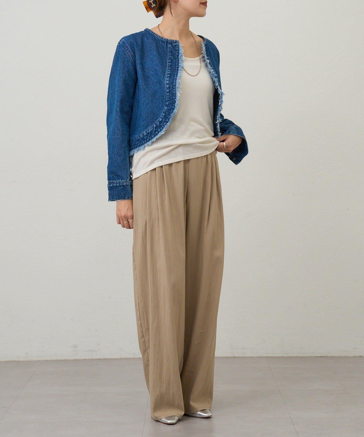 【26SS】短款牛仔披肩