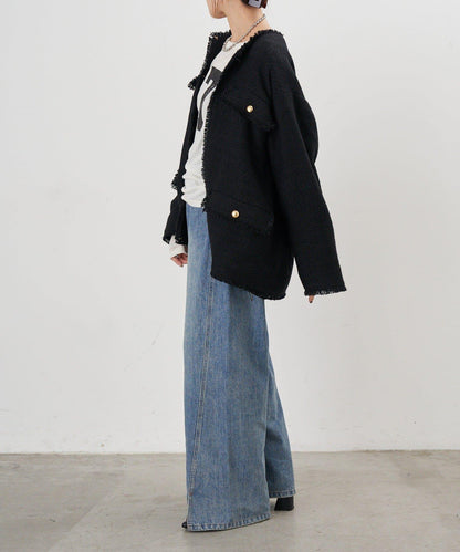 【インフルエンサー@akane_nagata聯名】粗花呢夾克