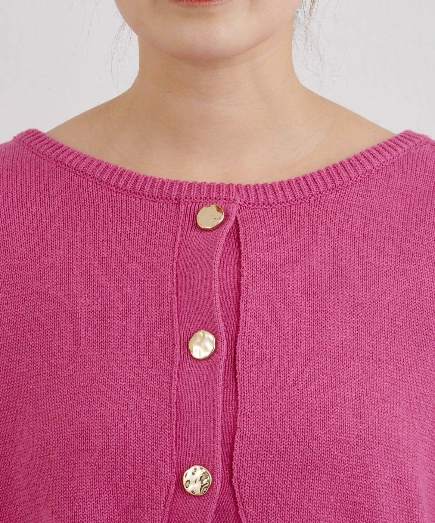 【26SS】2WAY圓領短款針織衫