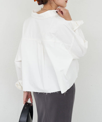 【26SS】牛仔超短款襯衫