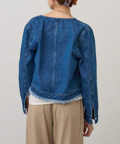 【26SS】短款牛仔披肩