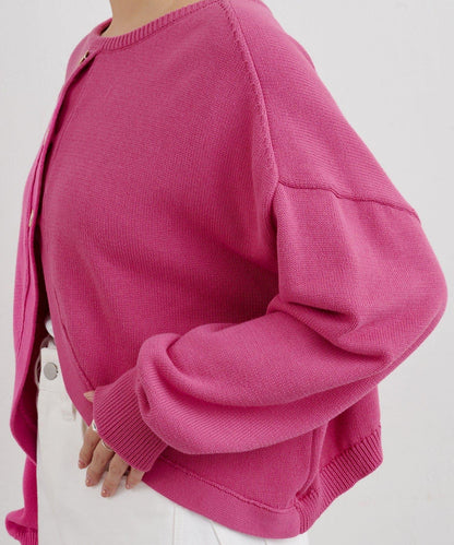 【26SS】2WAY圓領短款針織衫