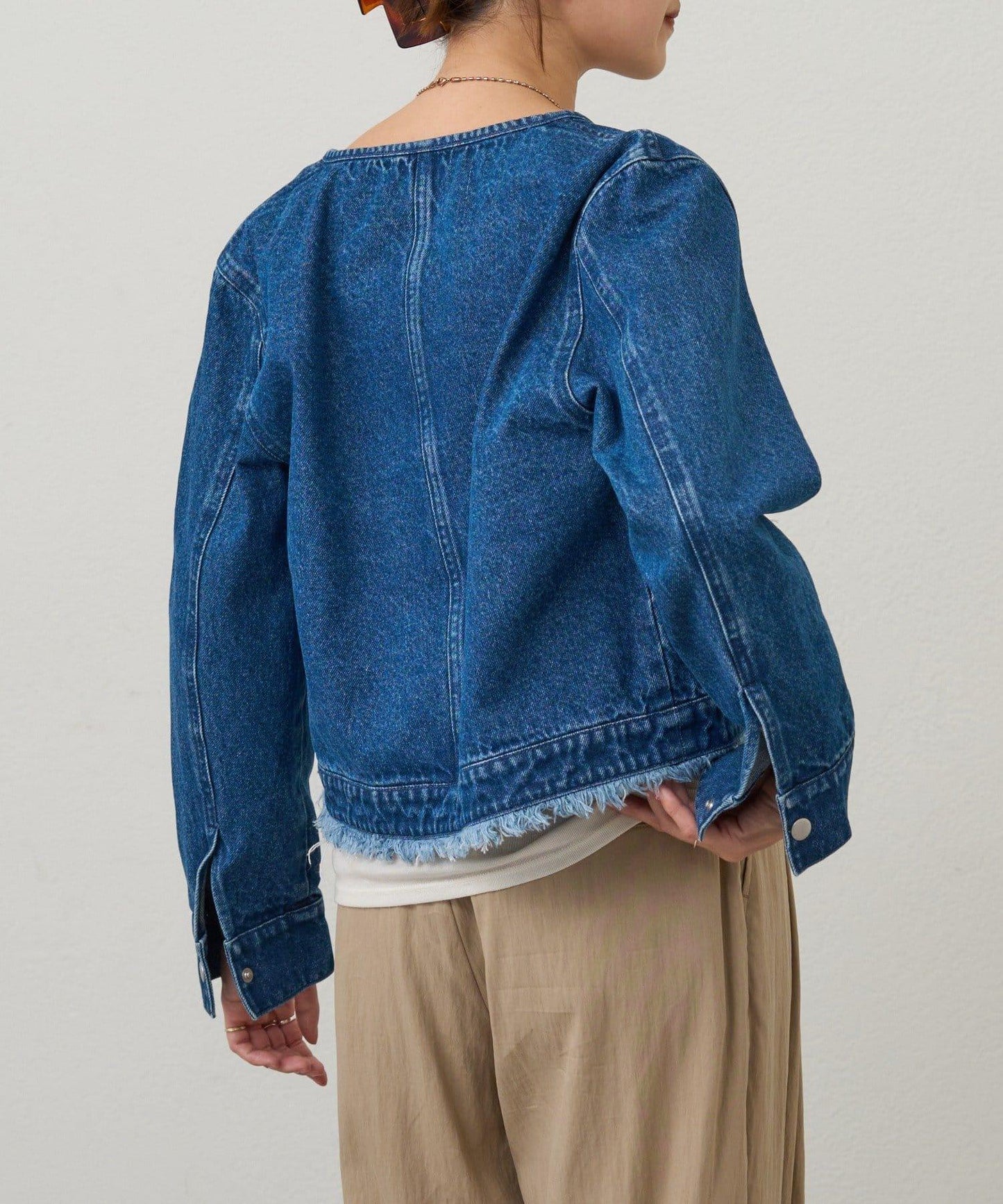 【26SS】短款牛仔披肩