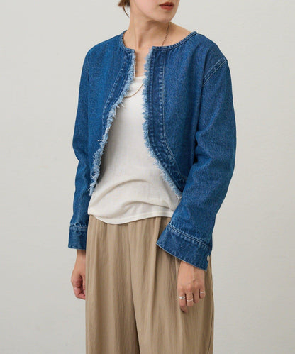 【26SS】短款牛仔披肩