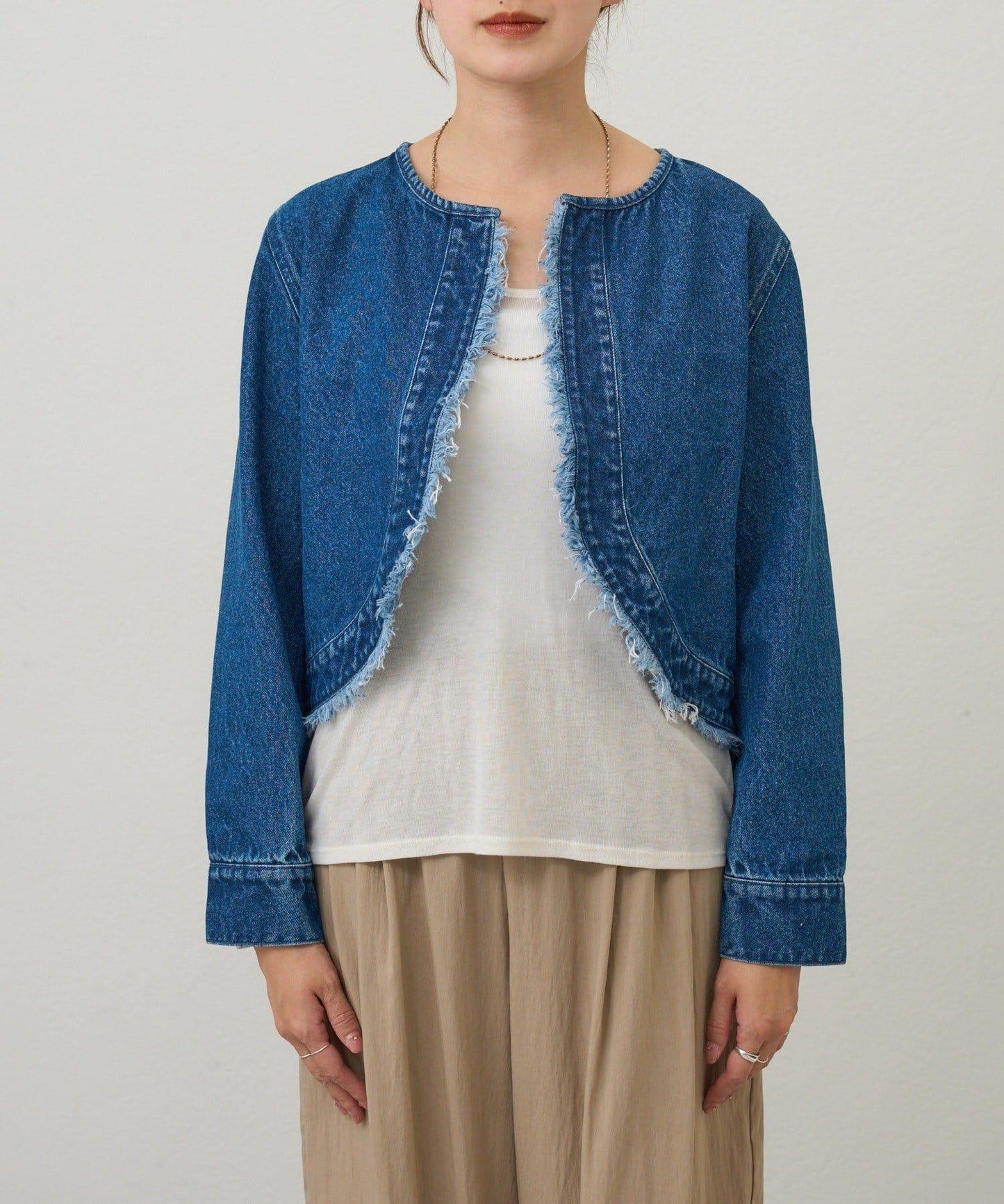 【26SS】短款牛仔披肩