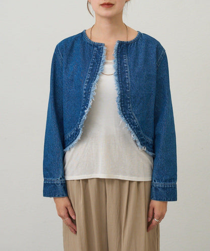 【26SS】短款牛仔披肩