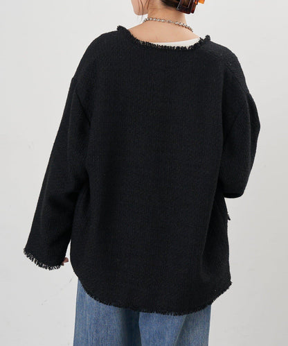 【インフルエンサー@akane_nagata聯名】粗花呢夾克