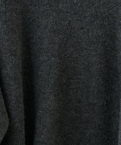 日常百搭羊絨感立領針織衫