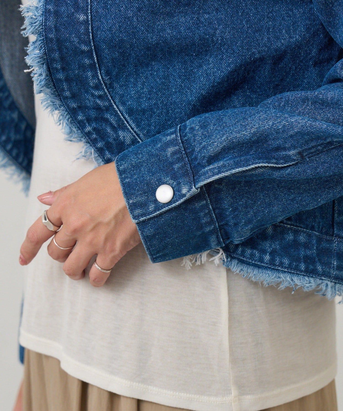 【26SS】短款牛仔披肩