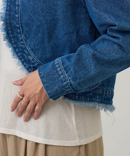 【26SS】短款牛仔披肩