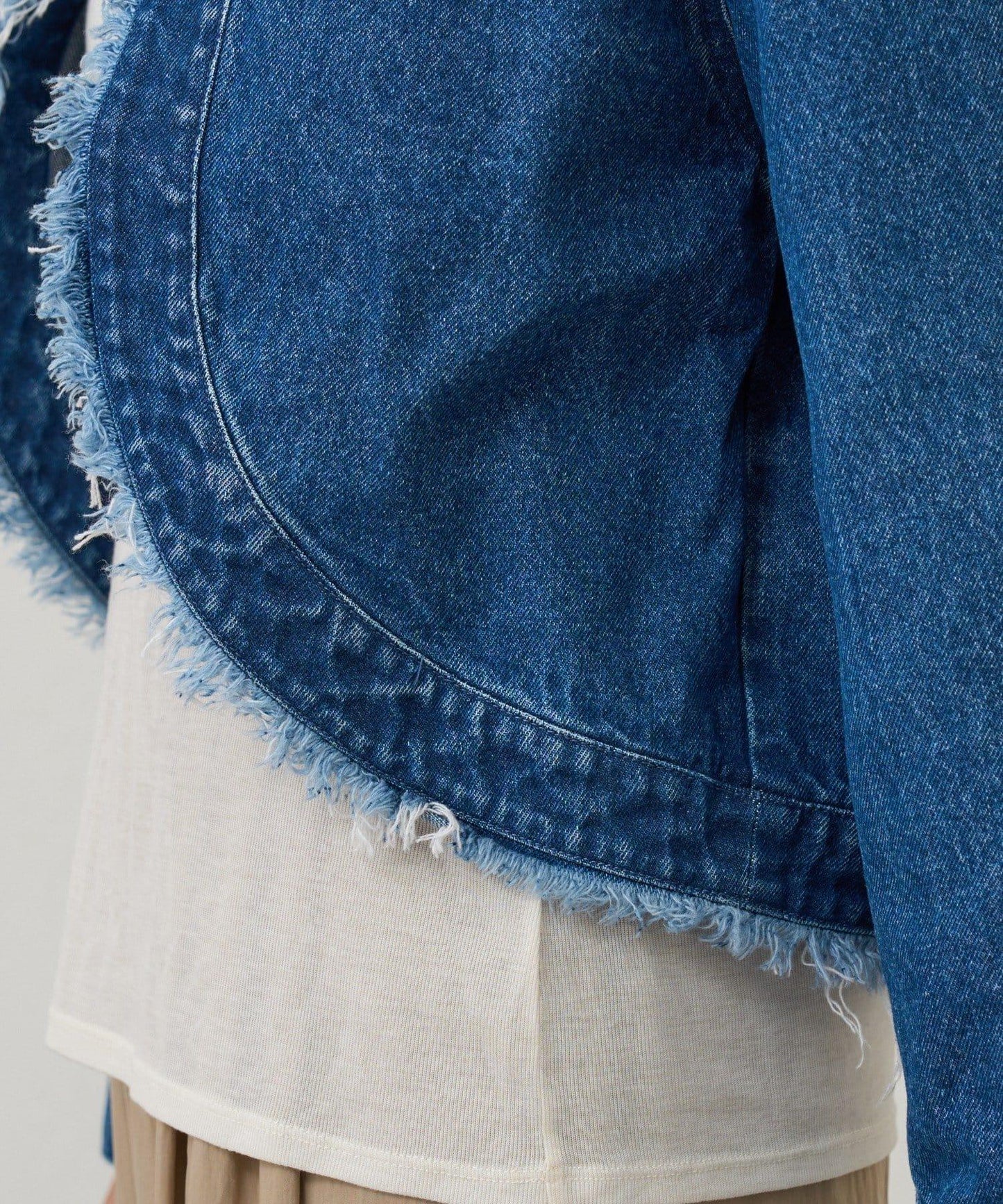 【26SS】短款牛仔披肩