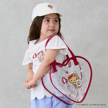 【三麗鷗角色】閃亮愛心形透明包