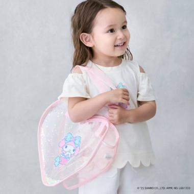 【三麗鷗角色】閃亮愛心形透明包