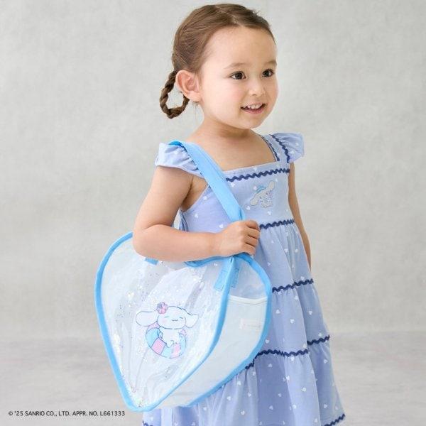 【三麗鷗角色】閃亮愛心形透明包