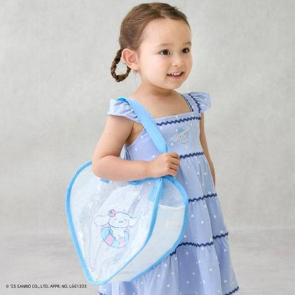 【三麗鷗角色】閃亮愛心形透明包