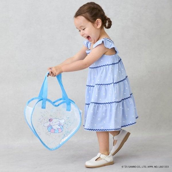 【三麗鷗角色】閃亮愛心形透明包