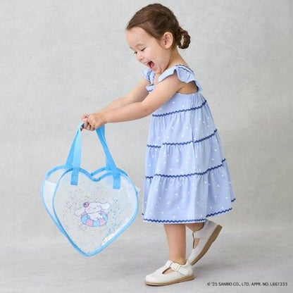 【三麗鷗角色】閃亮愛心形透明包