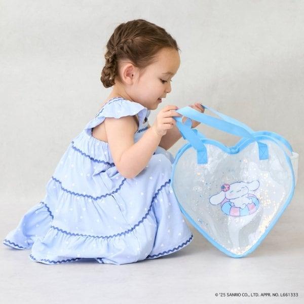 【三麗鷗角色】閃亮愛心形透明包