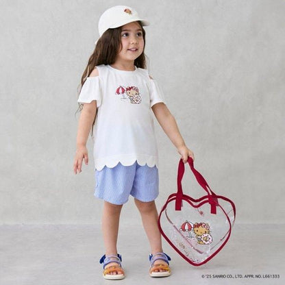 【三麗鷗角色】閃亮愛心形透明包