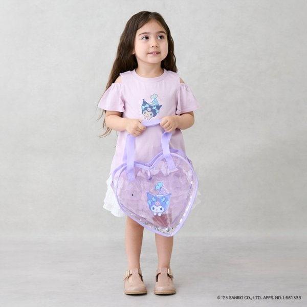 【三麗鷗角色】閃亮愛心形透明包