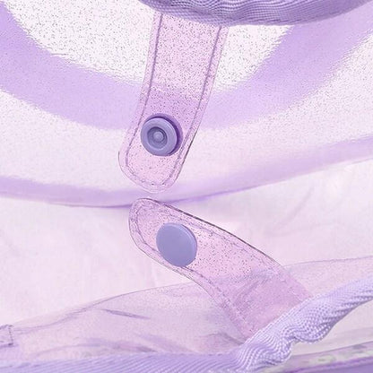 【三麗鷗角色】閃亮愛心形透明包