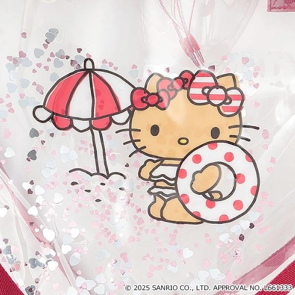 【三麗鷗角色】閃亮愛心形透明包