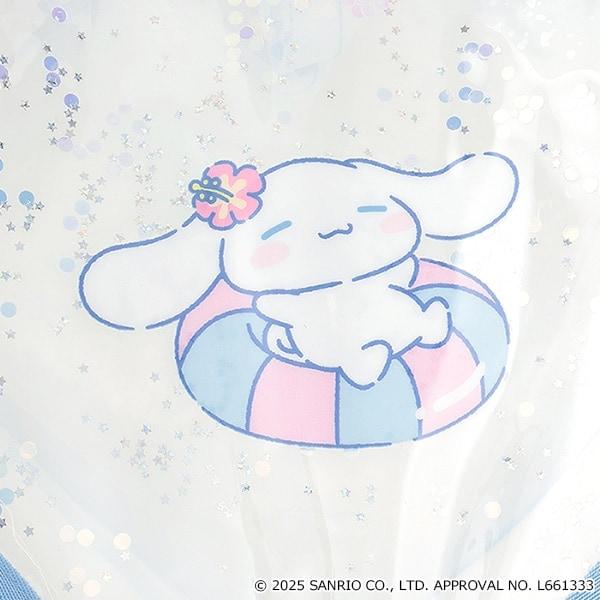 【三麗鷗角色】閃亮愛心形透明包