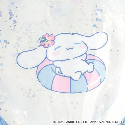 【三麗鷗角色】閃亮愛心形透明包