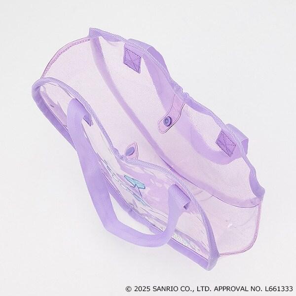 【三麗鷗角色】閃亮愛心形透明包