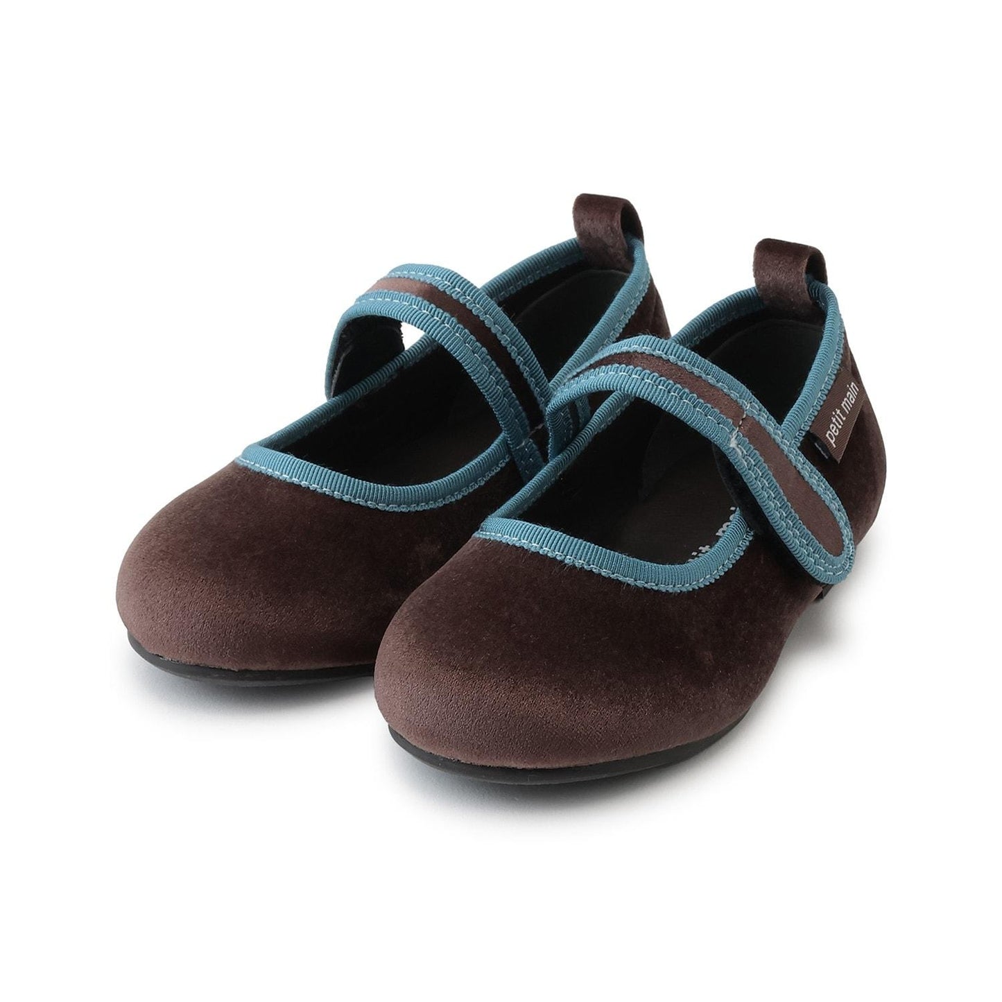 單帶天鵝絨女鞋