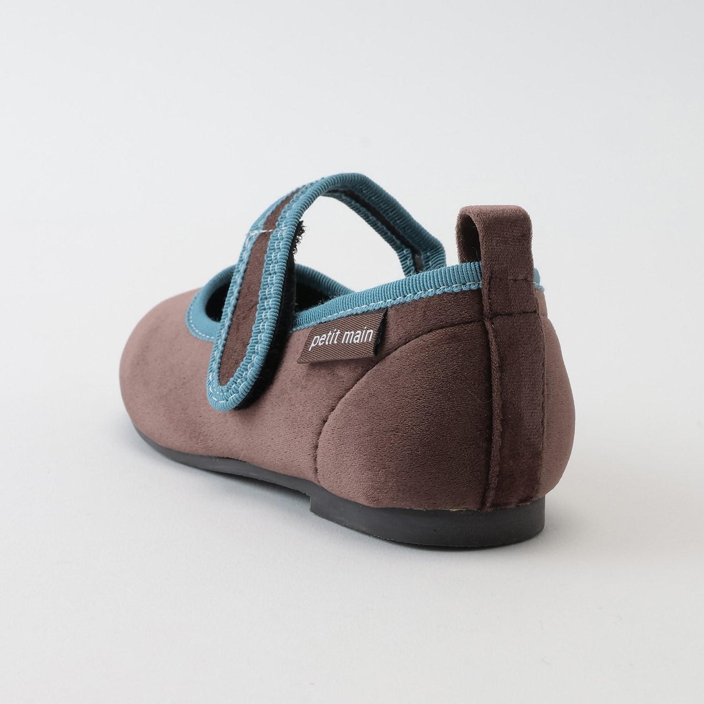 單帶天鵝絨女鞋