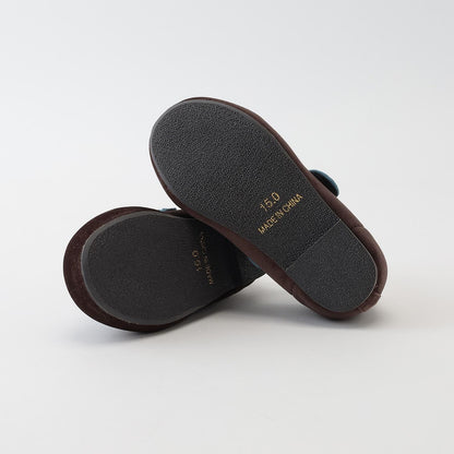 單帶天鵝絨女鞋