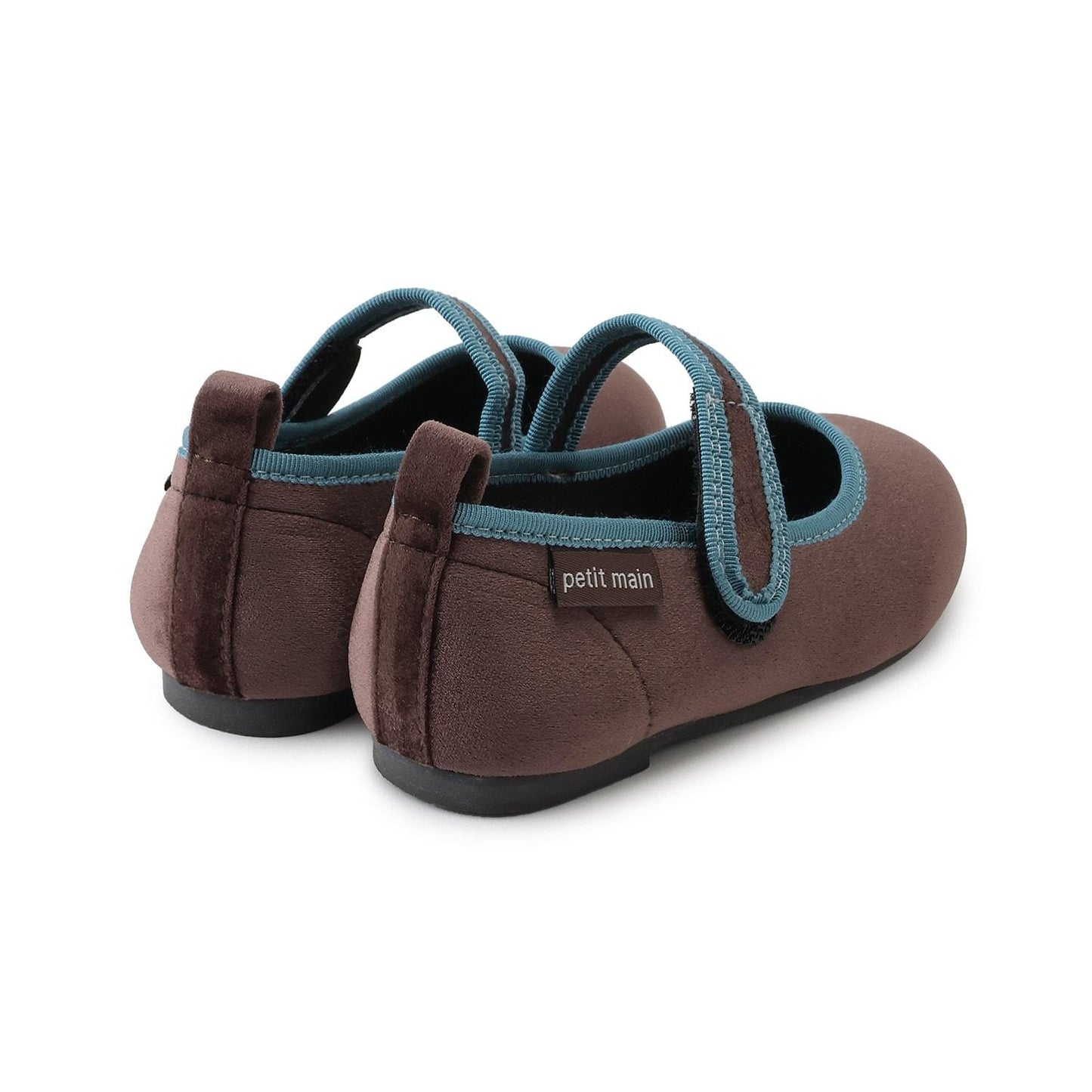 單帶天鵝絨女鞋