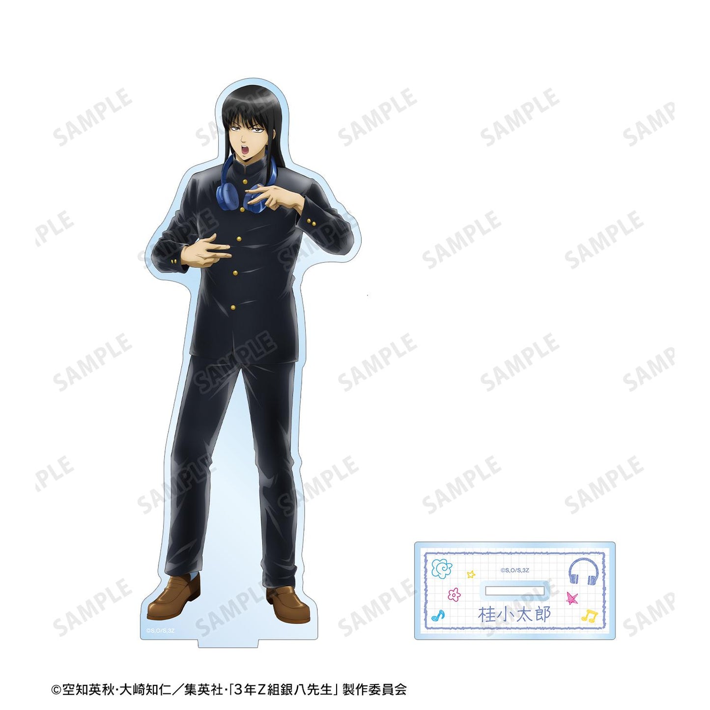 3年Z班銀八老師 新繪 桂小太郎 耳機ver. 大號亞克力立牌