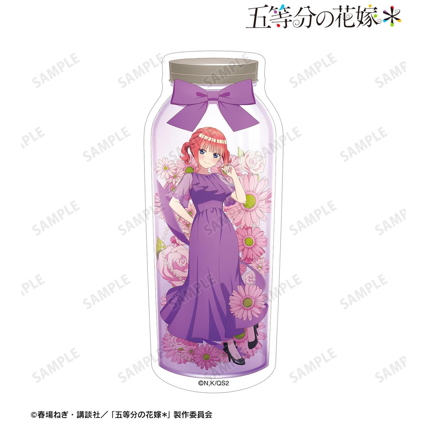 《五等分的新娘》＊_新繪中野二乃植物標本款異形貼紙