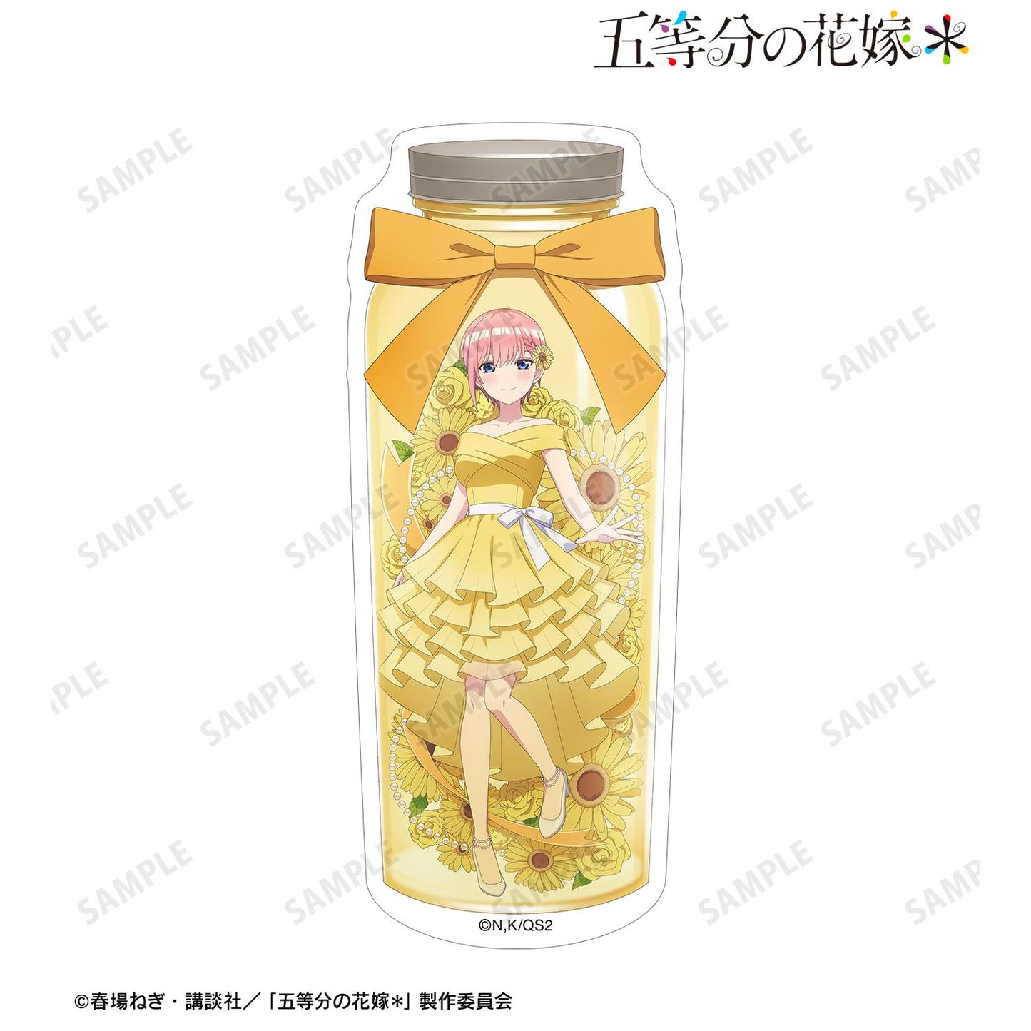 《五等分的新娘》＊_新繪中野一花植物標本ver.異形切割貼紙