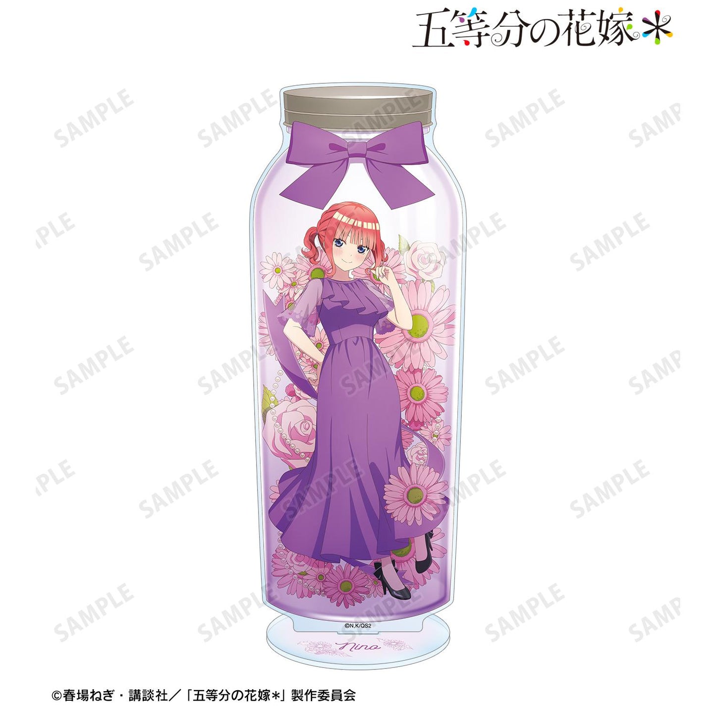 《五等分的新娘》＊_新繪中野二乃永生花主題大號亞克力立牌