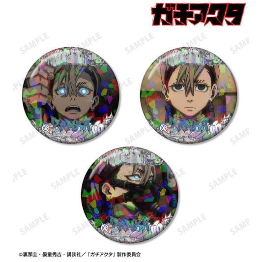 ガチアクタ_ザンカ 場景寫真鐳射徽章3個套裝