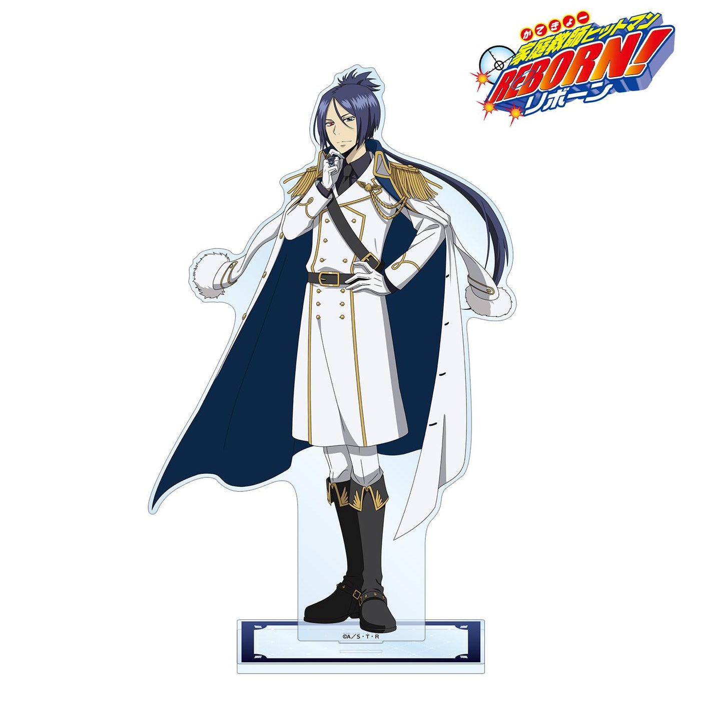 《家庭教師HITMAN REBORN!》繪製 六道 骸（10年後）白色服裝ver. 特大亞克力立牌