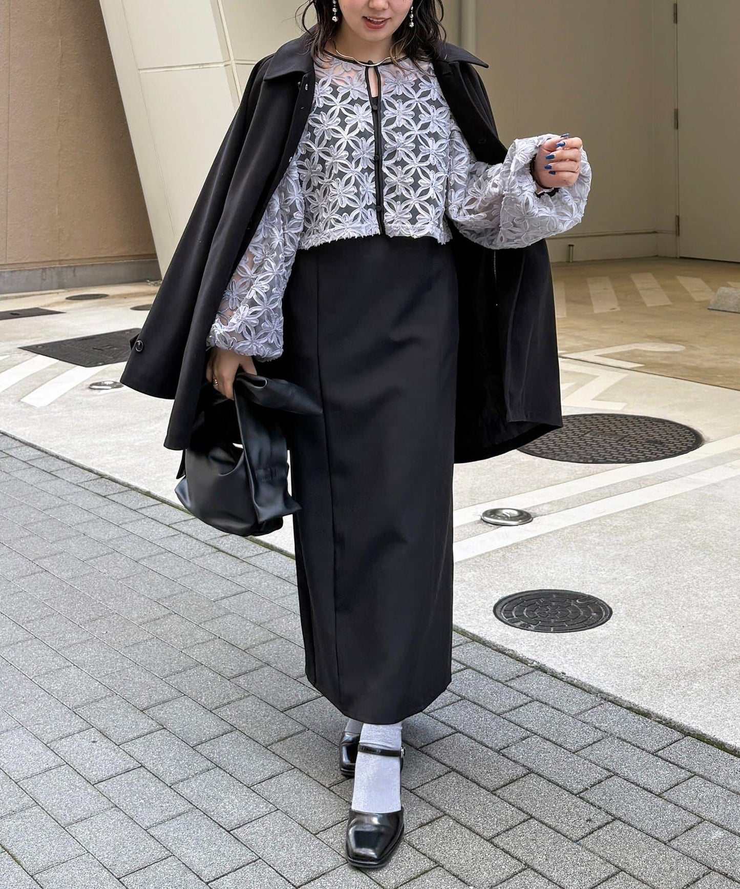 網紗套裝連衣裙