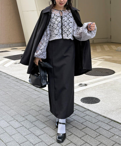 網紗套裝連衣裙